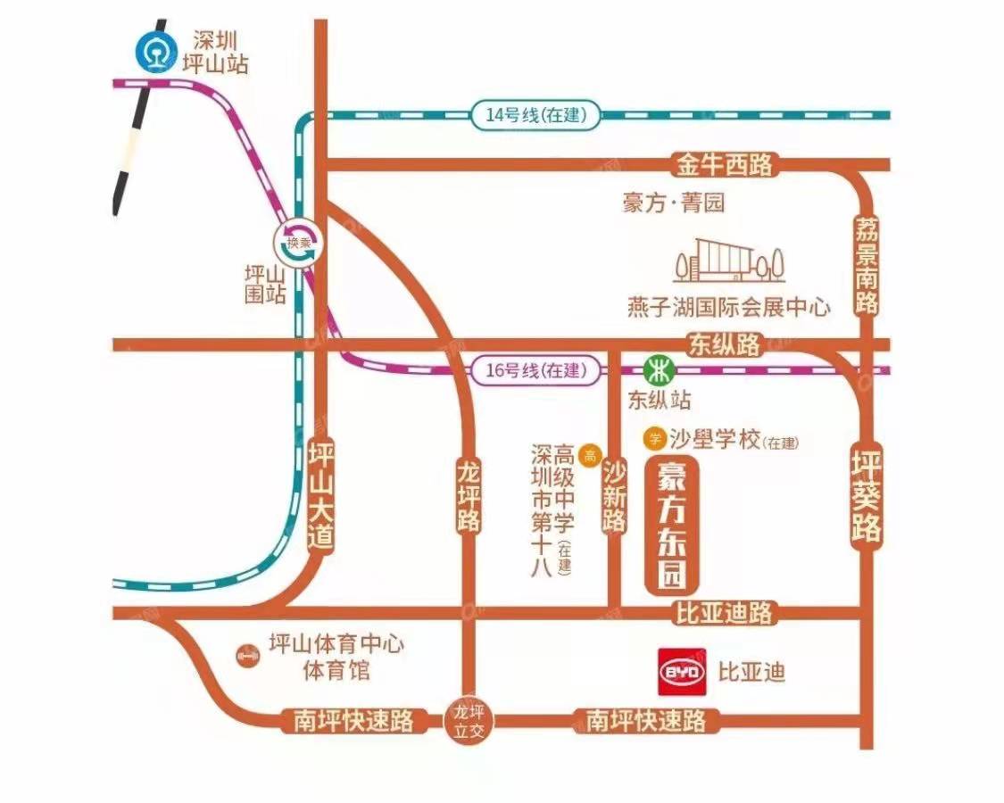 豪方東園-均價39300元/平
