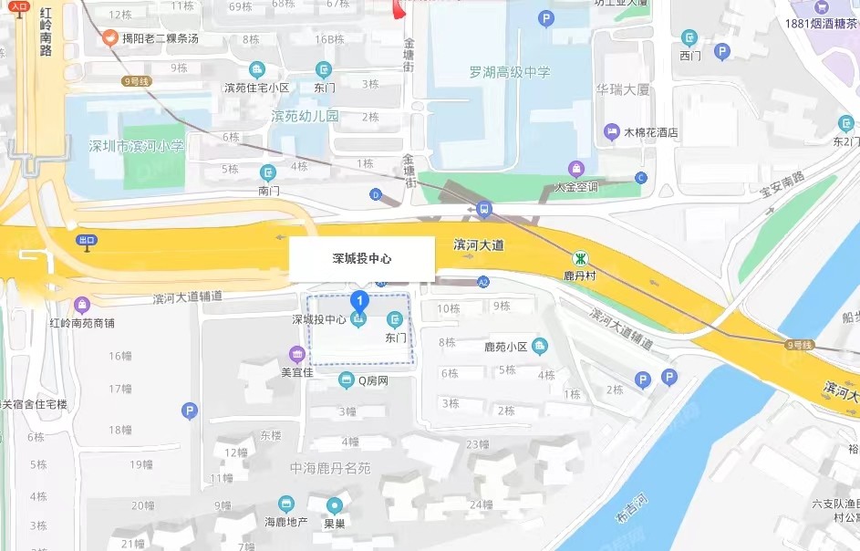 深城投中心，鹿丹大廈-均價(jià)200元/平