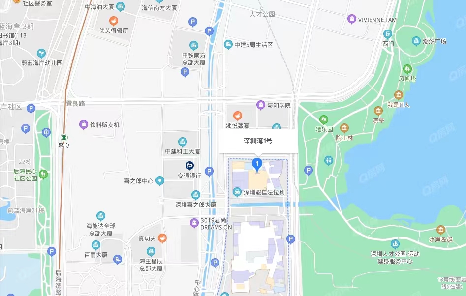 深圳灣壹號，鵬瑞深圳灣-均價380元/平